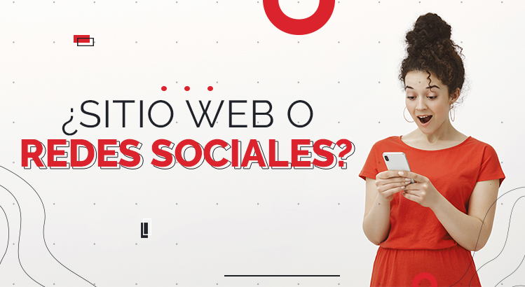 Sitio web o redes sociales